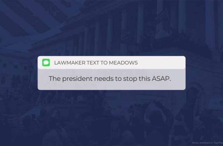 Donald Trump Jr., lawmakers and Fox News hosts urged Meadows to have the President condemn the riot as it was unfolding, Jan. 6 committee reveals