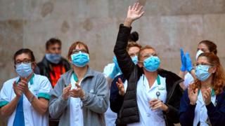 Coronavirus: Spain PM sees ‘fire coming under control’
