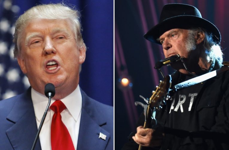 Neil Young ‘NOT ok’ with Trump playing his music