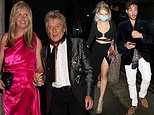 Rod Stewart and wife Penny Lancaster lead stars heading back to the pub
