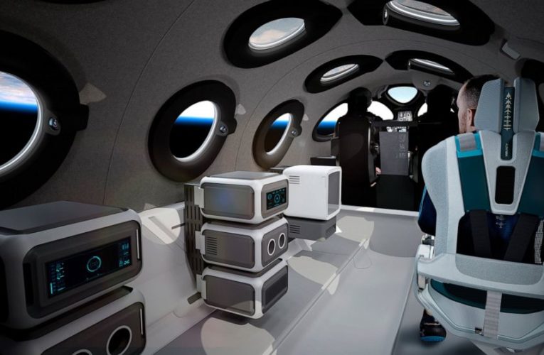 Virgin Galactic shows off passenger spaceship cabin interior