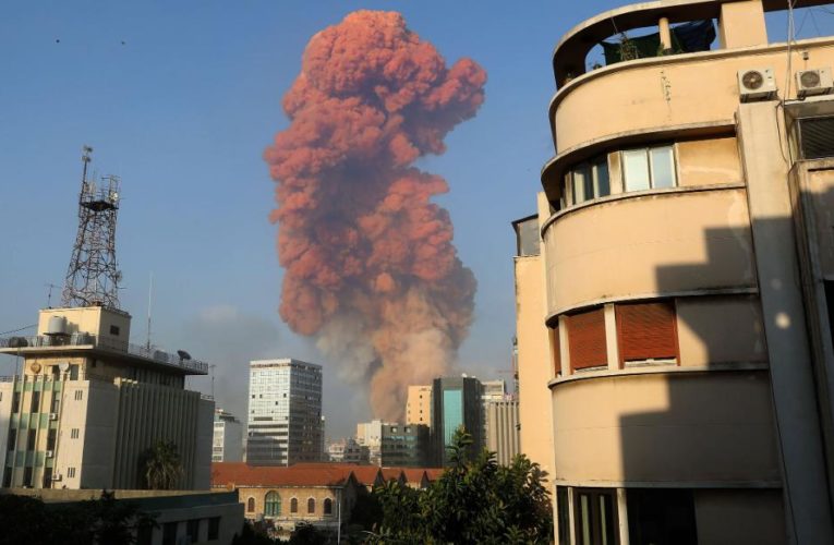 Videos show moment of massive Beirut blast