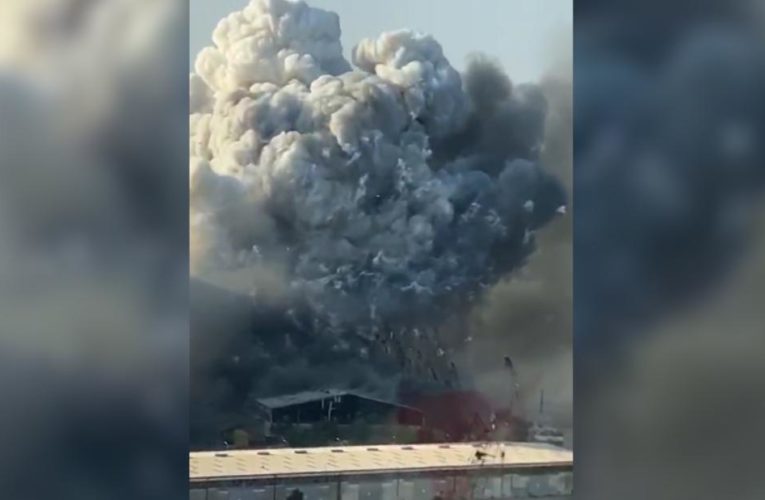 Couple survives after standing close to explosion