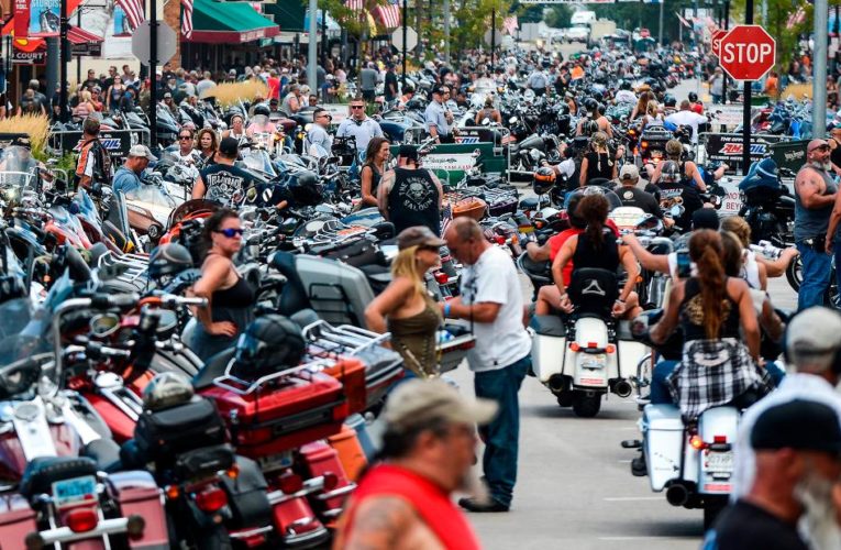 A person with Covid-19 may have exposed others at a bar during Sturgis motorcycle rally