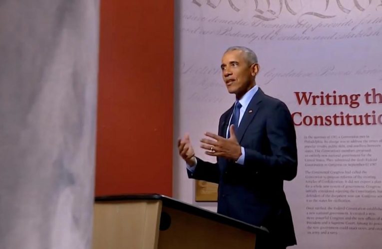 In a stunning rebuke of Trump, Obama warned that his successor was on the cusp of destroying democracy
