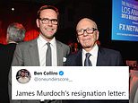 James Murdoch steps down from the board of News Corp over ‘disagreements over editorial content’ 