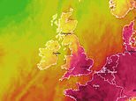 Britain braces for hottest day EVER as baking Saharan air threatens to send temperatures past 102F