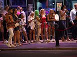Drinkers pack into pubs and clubs after a day on beaches – but where’s the social distancing?