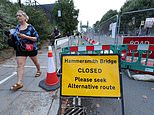London’s Hammersmith Bridge is closed amid fears it could COLLAPSE