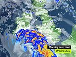 Storm Ellen SAVAGES summer: 900-mile wide tempest with 75mph gales hits UK