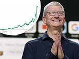 Apple is first US company worth over $2tn after stock rose 60%