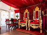 Live like the Queen: Inside the Buckingham Palace-style Parkdean Resorts holiday caravan
