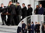 Donald Trump cuts a somber figure at White House funeral for younger brother Robert