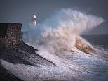 Huge 100ft waves batter the coast… but summer is back (briefly)!