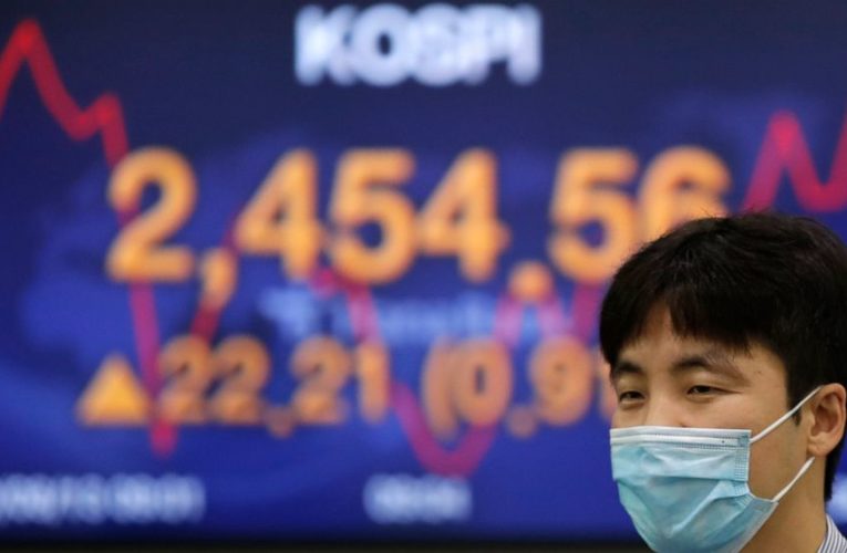 Global shares slip ahead of weekly US jobs data