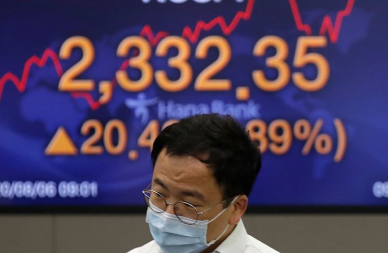 Stocks slip ahead of US jobs data, eyes on stimulus talks