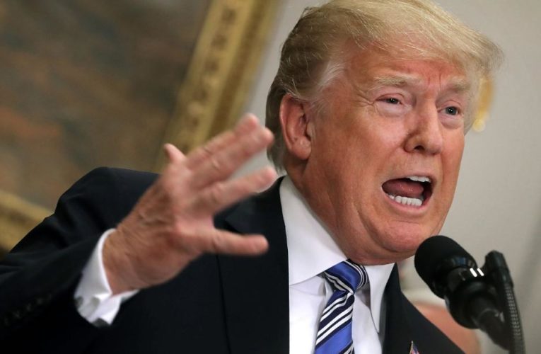 The President asserted that climate change plays no role in the western wildfires. ‘I don’t think science knows,’ Trump said.