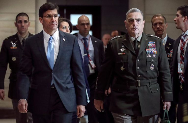 As Trump refuses to commit to a peaceful transition if he disputes the election, the US military is stressing that it will not get involved