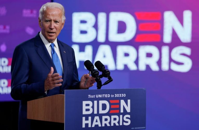 The Democratic nominee says Trump is offering nothing but failure and delusion in the face of Covid-19, and kids are paying the price for it