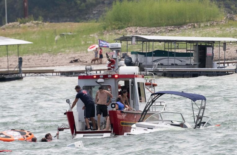 Boats participating in a Trump support parade sink in Texas, officials say