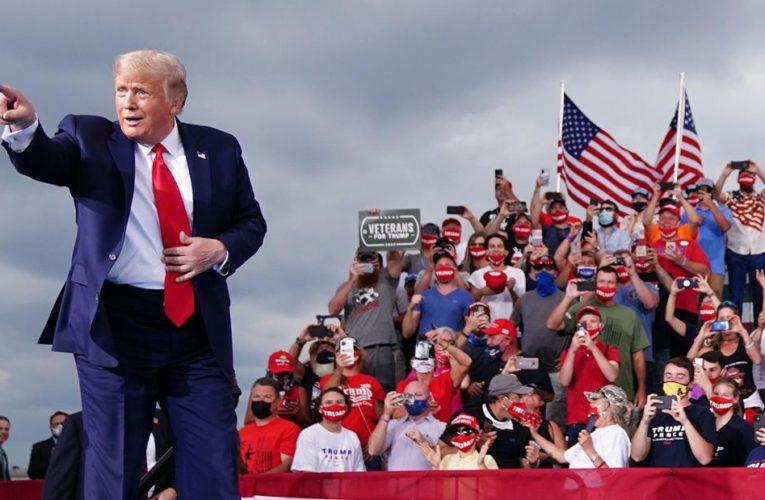 Fact check: During a campaign speech, the President inaccurately went after Biden on topics from gun control, the border, his tax plan and pandemic response