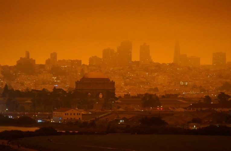 See wildfire smoke turn San Francisco’s sky orange