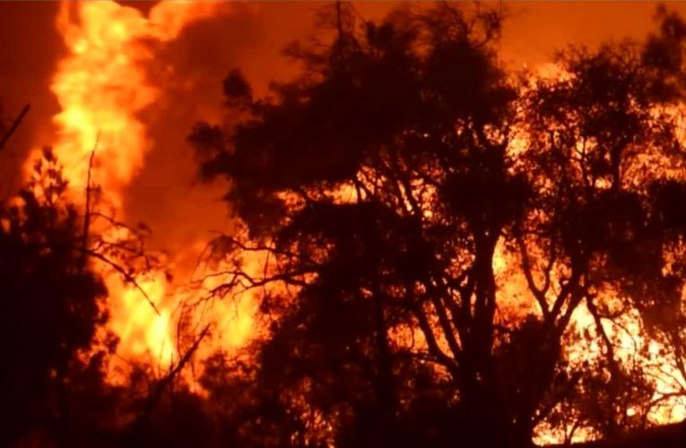 Filmmaker captures devastation left by California wildfire
