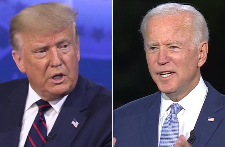 What Trump and Biden said when asked similar questions