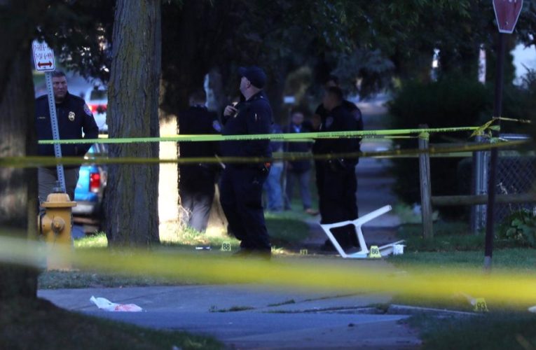 At least 40 rounds were fired during shooting that left two dead at a party in New York, police say