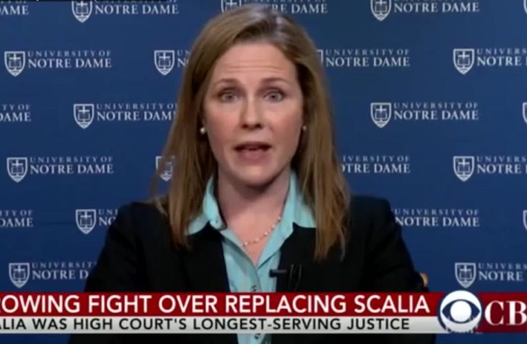Hear what Amy Coney Barrett said about SCOTUS appointments in 2016