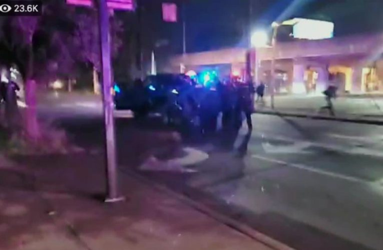 Livestream video captures moment shots rang out at protest