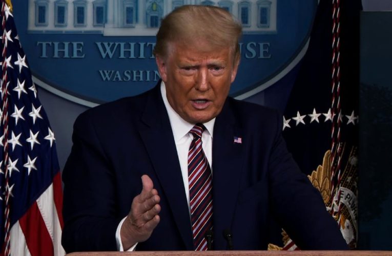 Hear Trump’s response to NYT story about his taxes