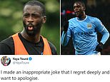 Yaya Toure apologises for sending explicit content in a WhatsApp group to SoccerAid team-mates