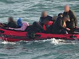 More than 200 migrants in 18 dinghies are intercepted in the English Channel