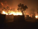 Fire destroys Greece’s largest refugee camp