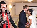 Lily Allen stuns in a 60s-inspired Dior dress as she marries Stranger Things star David Harbour