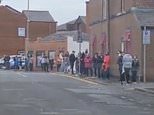 Hundreds of people forced to wait for FIVE HOURS to get a Covid test at a walk-in centre in Bury