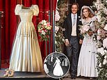 Princess Beatrice’s wedding dress loaned to her by the Queen on display at Windsor Castle