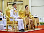Thailand’s King and Queen attend Prince Mahidol Day celebrations – as protesters take to the streets