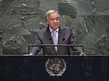 UN chief warns ‘there is no end in sight’ to Covid as global fatalities hits ‘mind-numbing’ 1m