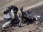 Armenia reveals photo of plane ‘shot down by Turkish F-16 jet’