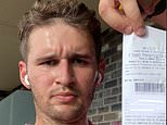 ‘Now it’s illegal to SWEAT!’: Jogger claims he was given £120 fixed penalty fine by ‘Covid marshal’