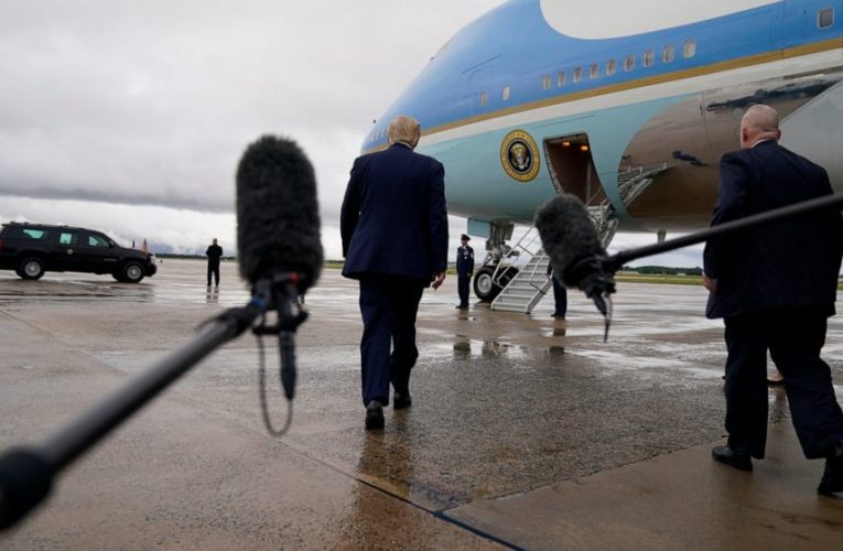 AP FACT CHECK: Trump vs. Trump on virus; Biden missteps