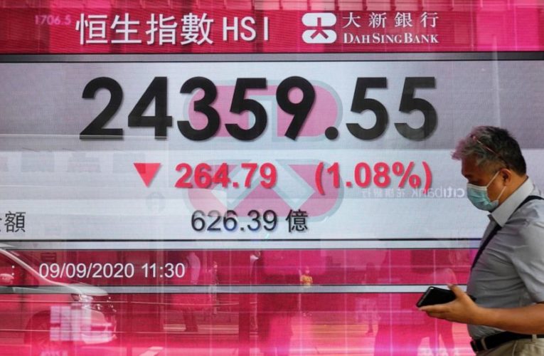 Tech chills spill into Asia, as shares sink across region
