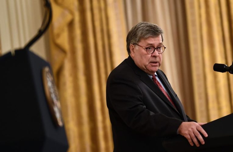 Attorney General Barr stays in background after Michigan arrests