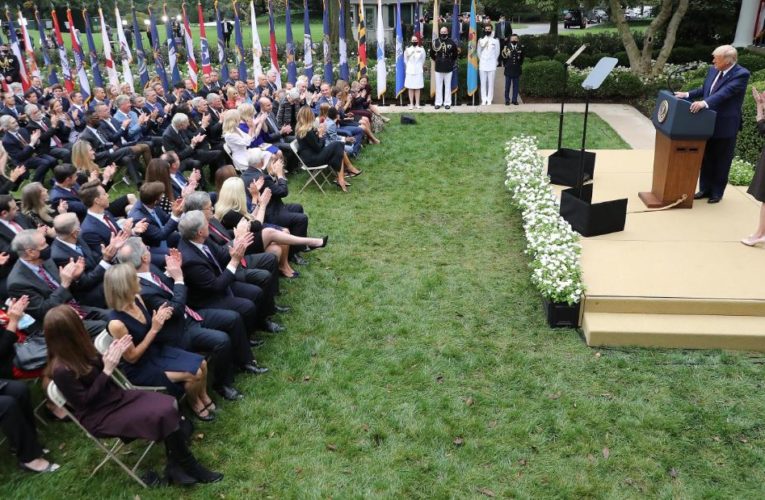 Labor secretary’s wife, who was at Rose Garden event, tests positive for coronavirus