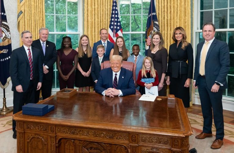 Inside Amy Coney Barrett’s White House reception