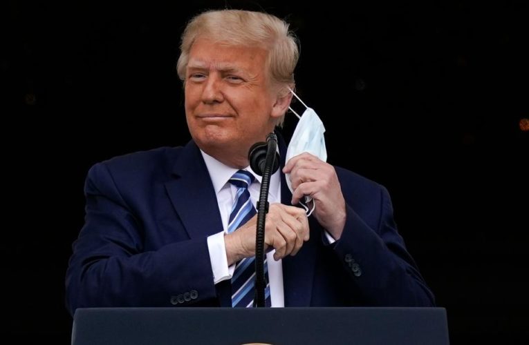 As the President spoke on a White House balcony, it was clear his illness has taught him very little