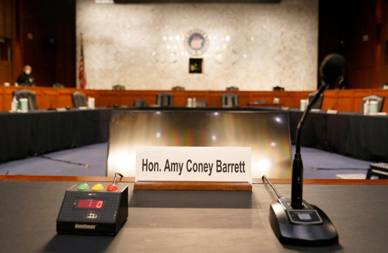 A bitterly divided Senate launches the confirmation hearing of Amy Coney Barrett, Trump’s choice to fill the seat of the late liberal icon Ruth Bader Ginsburg