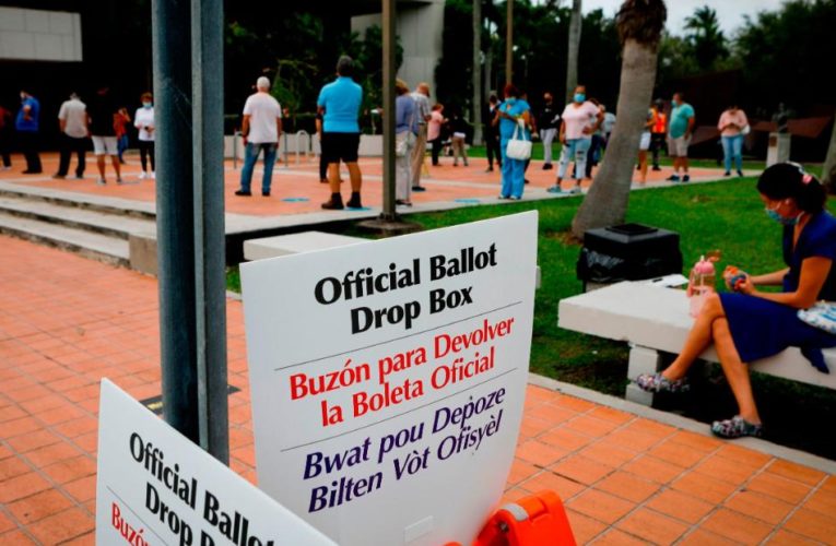 GOP voters are beginning to catch up to Democrats in pre-Election Day voting in four key states